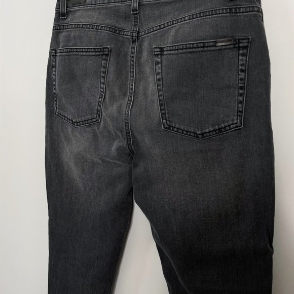 Saint Laurent Faded Skinny High-Rise Stretch-Denim - Picture 7 of 11